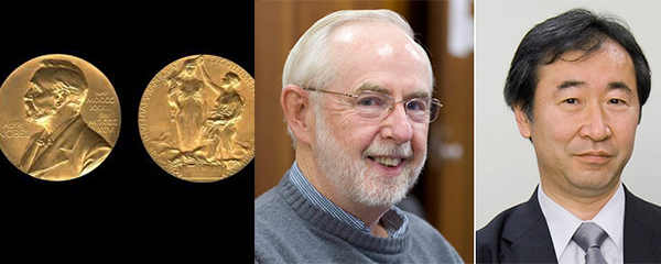 Prix Nobel de physique: T. KAJITA et A.B. McDONALD