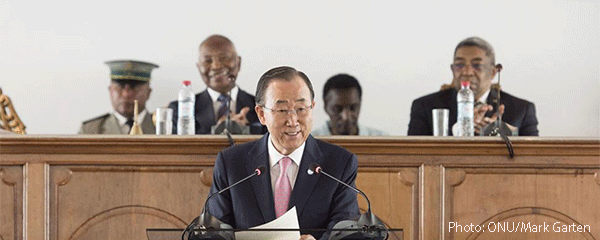 Ban Ki-moon tire la sonnette d’alarme