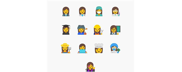 Google : Des émojis pour mieux représenter les femmes