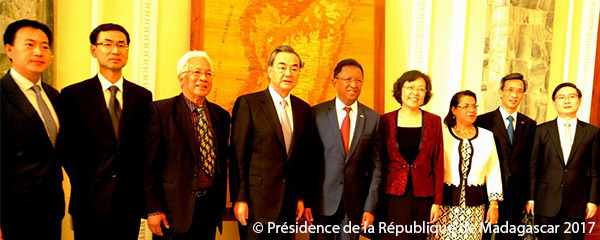 Le Chef de la diplomatie chinoise venu à Madagascar