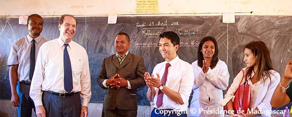 Les présidents Rajoelina et Malpass ont visité Betafo