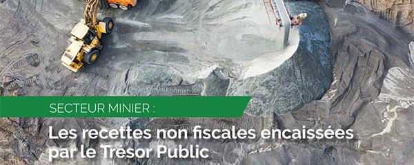 Les recettes non fiscales encaissées par le Trésor Public