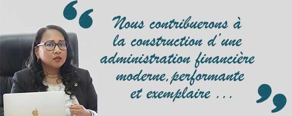 Entretien  avec le Directeur  Général du Trésor public malagasy, Mbinison Dorette Ratsiavahana